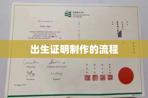 安多出生证明制作的流程