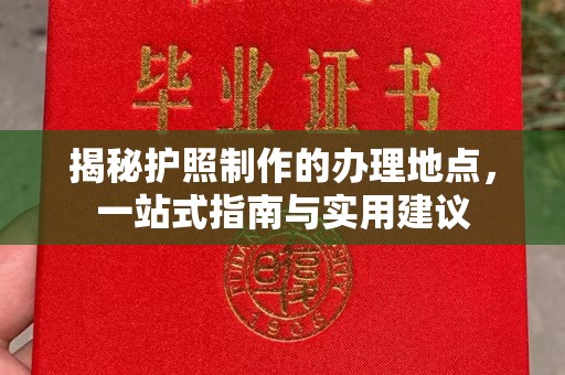 安多揭秘护照制作的办理地点，一站式指南与实用建议