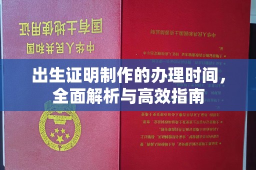 安多出生证明制作的办理时间，全面解析与高效指南