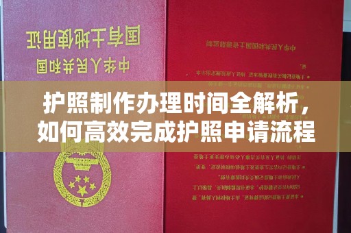 安多护照制作办理时间全解析，如何高效完成护照申请流程
